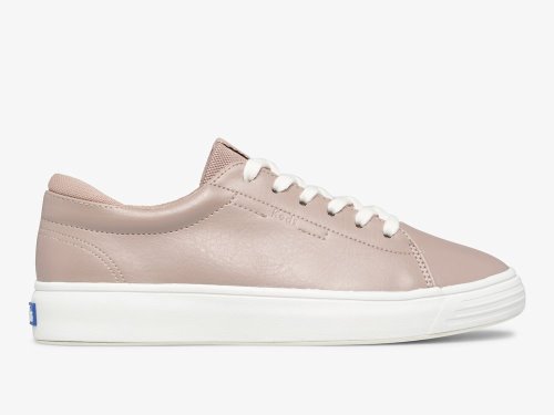 Keds Alley Coated Twill Női FűzősCipő Világos Lila | HU-88838