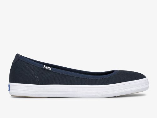 Keds Bryn Vászon Női SlipOnSneakers Sötétkék | HU-01169