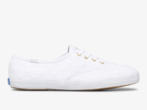 Keds Champion Daisy Eyelet Női FűzősCipő Fehér | HU-76551