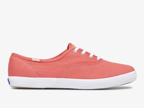 Keds Champion Feat. Organic Pamut Női FűzősCipő Rózsaszín | HU-66313