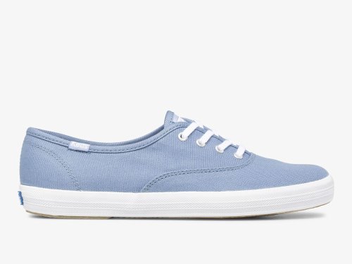 Keds Champion Vászon Washable Női FűzősCipő Kék | HU-49975