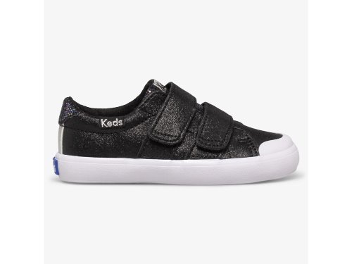 Keds Courtney HL Lány SlipOnSneakers Fekete | HU-78634