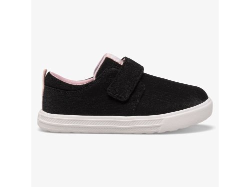 Keds Finlee Flex Lány SlipOnSneakers Fekete | HU-20596