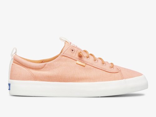 Keds Kickback Vászon Női SlipOnSneakers Korall | HU-51608