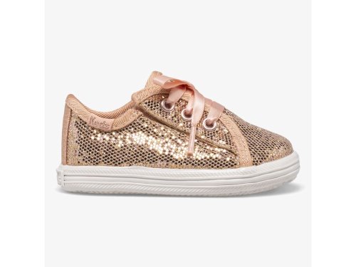 Keds Kickstart Crib Celebrations Lány Tornacipő Rózsaszín Arany | HU-43864