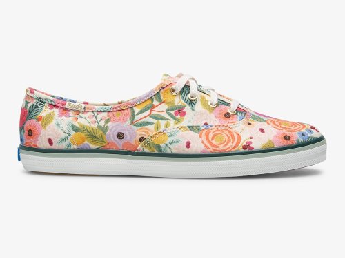 Keds Rifle Paper Co. Champion Garden Party Női FűzősCipő Színes | HU-98773