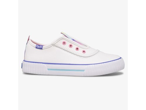 Keds Topkick Slip On Washable Bőr Lány SlipOnSneakers Fehér | HU-83725