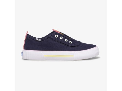 Keds Topkick Washable Slip-On Lány SlipOnSneakers Sötétkék Színes | HU-32710