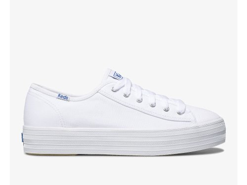 Keds Triple Kick Női Teniszcipő Fehér | HU-94750