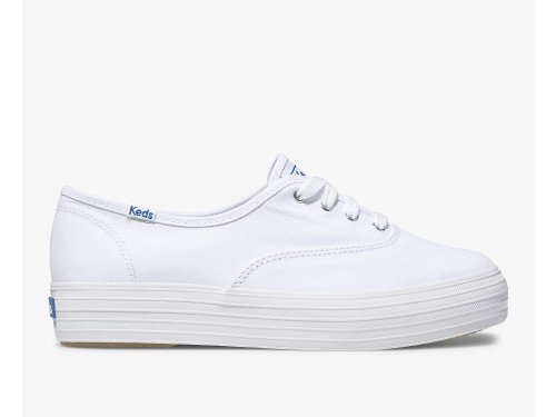 Keds Triple Női FűzősCipő Fehér | HU-28896