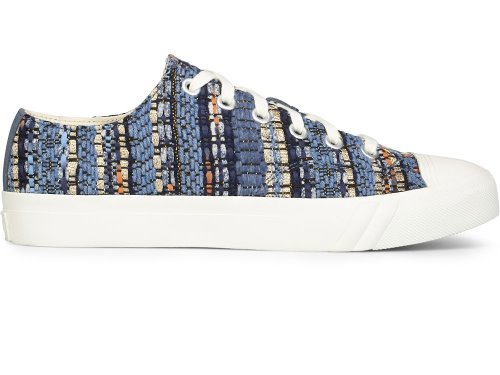 Keds Woven Royal Lo Férfi Tornacipő Kék | HU-64630