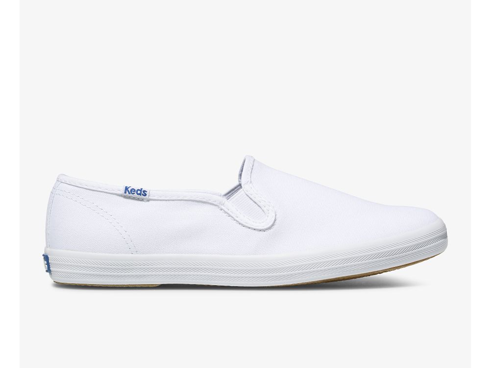 Keds Champion Slip On Női SlipOnSneakers Fehér | HU-33621