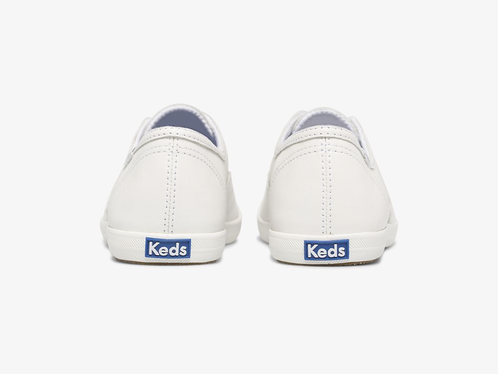 Keds Chillax Bőr Női SlipOnSneakers Fehér | HU-78505