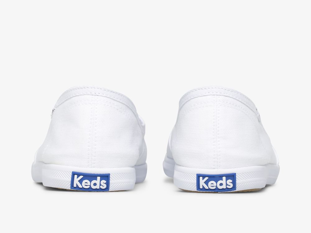 Keds Chillax Mini Twill Női SlipOnSneakers Fehér | HU-33371