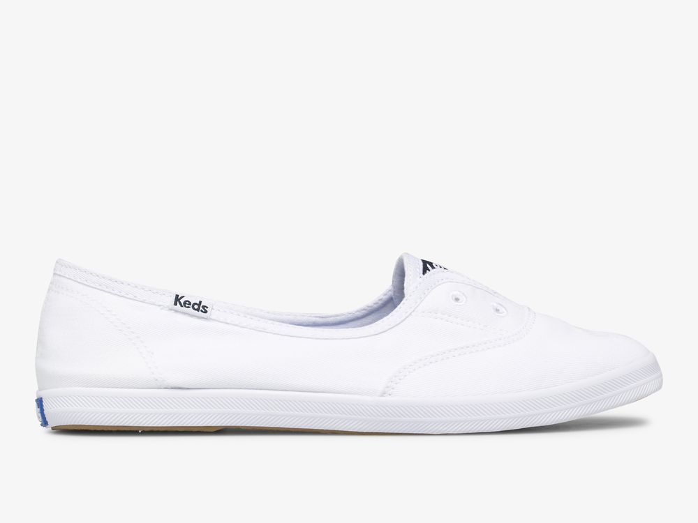 Keds Chillax Mini Twill Női SlipOnSneakers Fehér | HU-33371