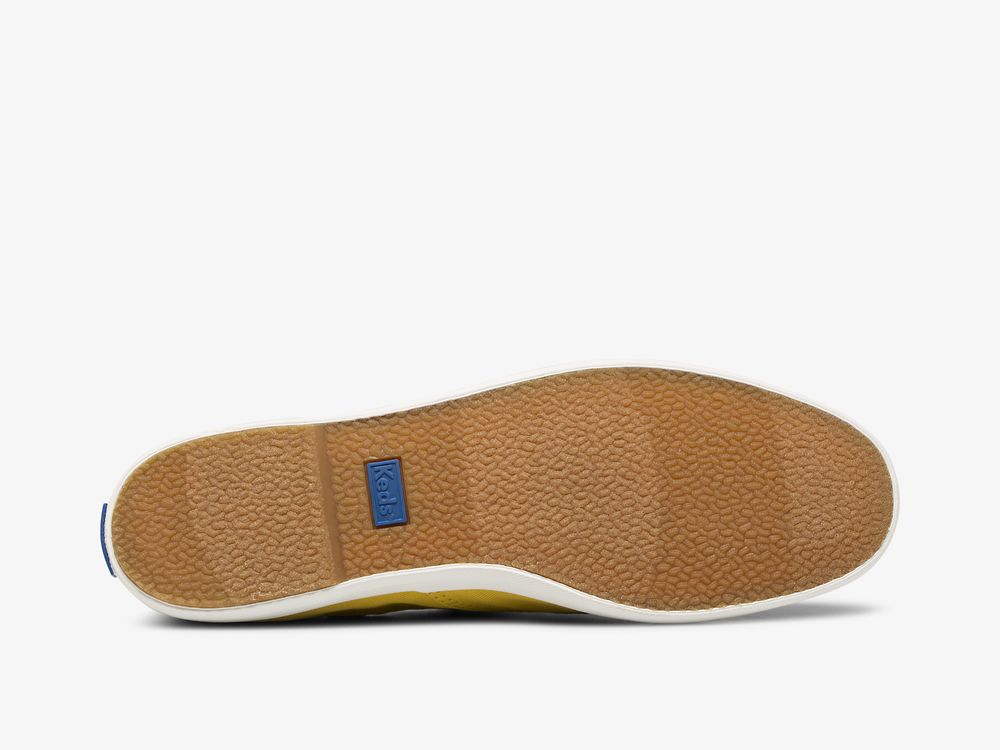 Keds Chillax Washable Feat. Organic Pamut Női SlipOnSneakers Sárga | HU-52771