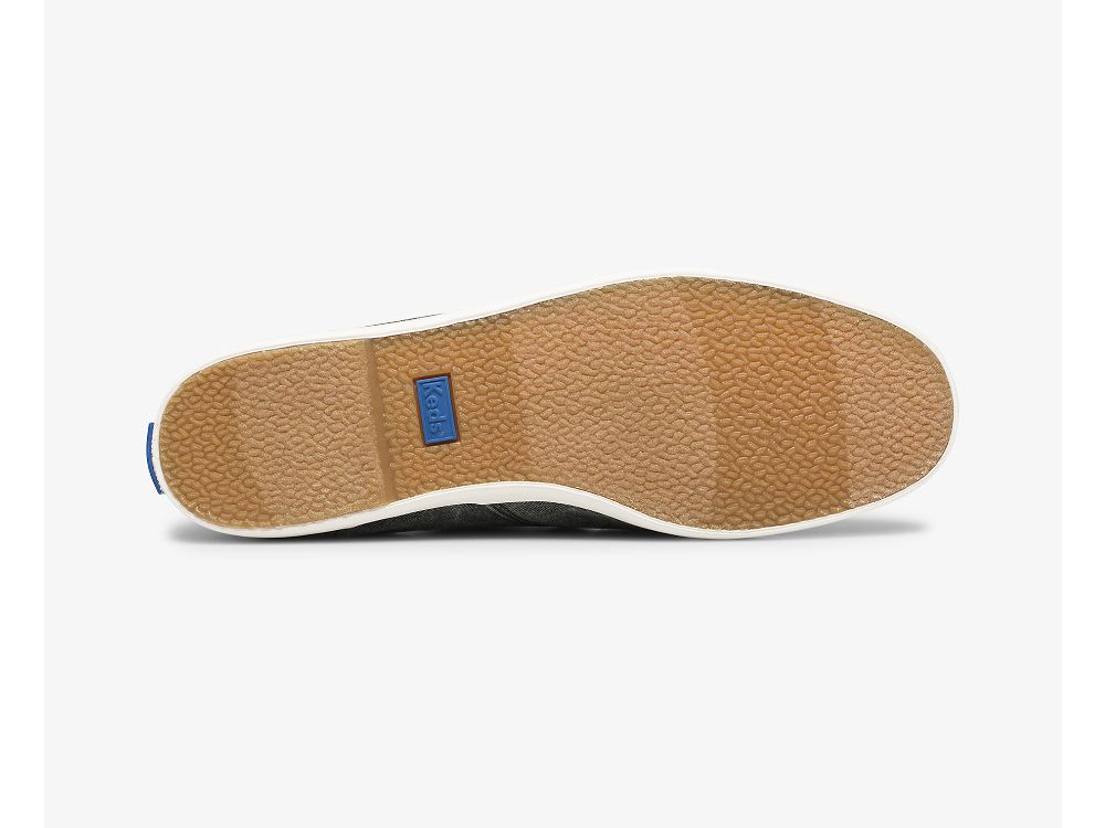 Keds Chillax Washable Feat. Organic Pamut Női SlipOnSneakers Sötétszürke | HU-93304