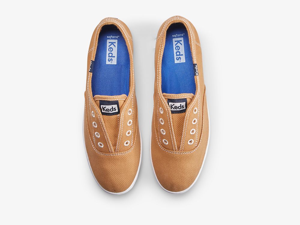 Keds Chillax Workwear Női SlipOnSneakers Barna | HU-79592