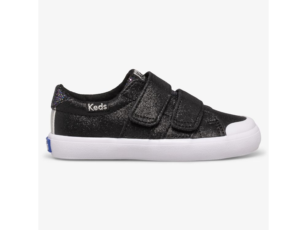 Keds Courtney HL Lány SlipOnSneakers Fekete | HU-69951