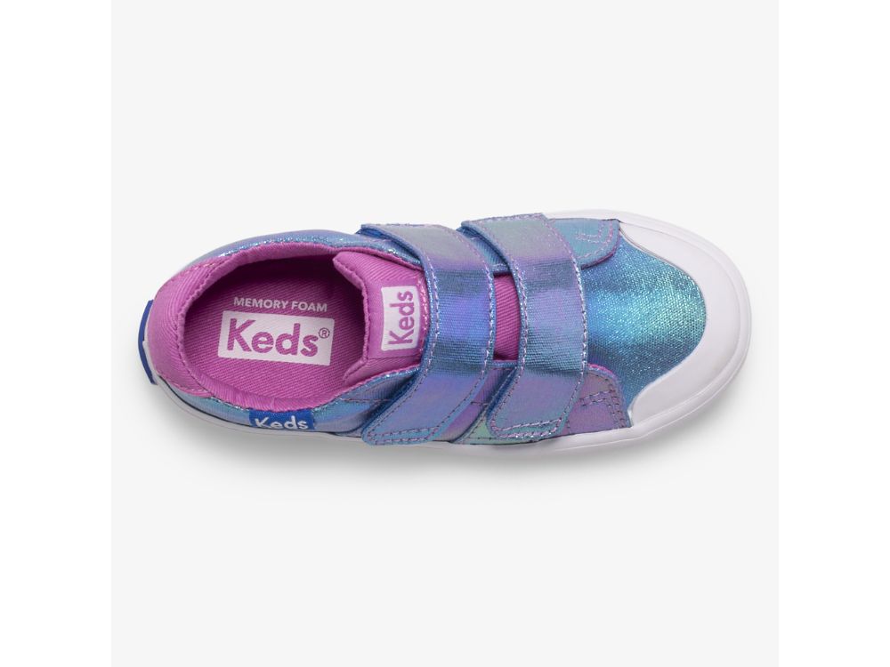 Keds Courtney HL Lány SlipOnSneakers Kék Színes | HU-12021