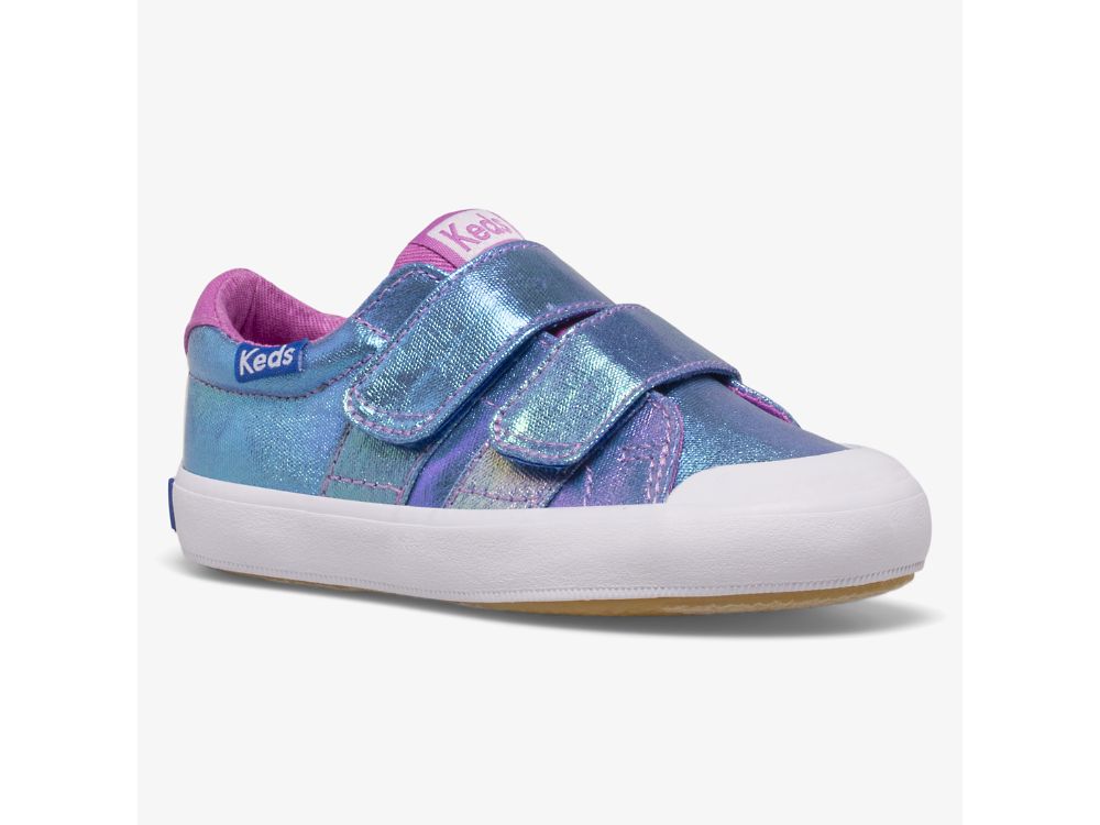 Keds Courtney HL Lány SlipOnSneakers Kék Színes | HU-12021