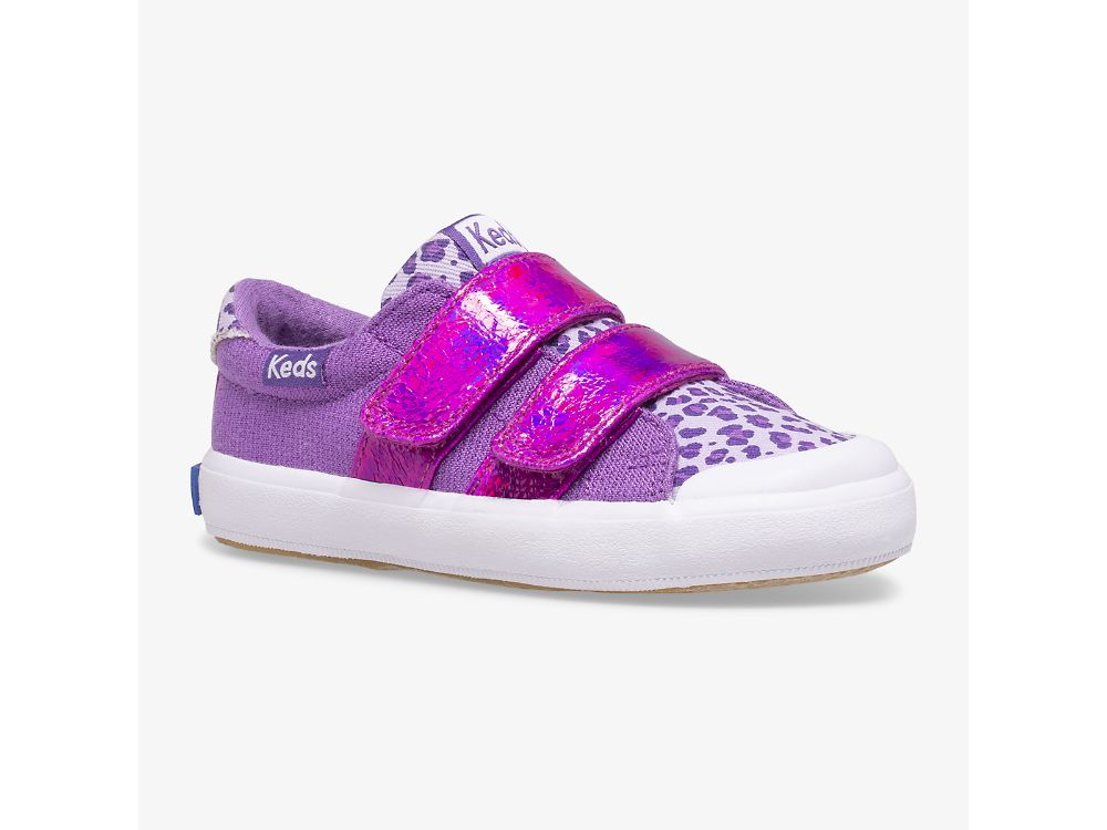 Keds Courtney HL Lány SlipOnSneakers Lila | HU-55509