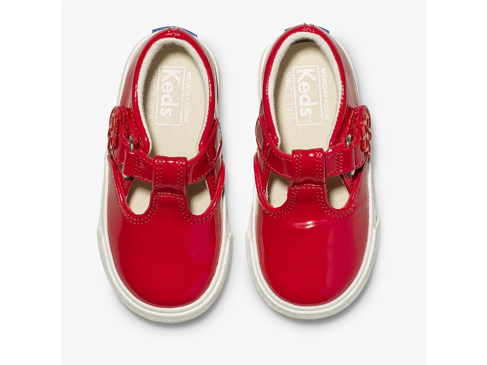 Keds Daphne Lakkbőr Sneaker Lány SlipOnSneakers Piros | HU-42072