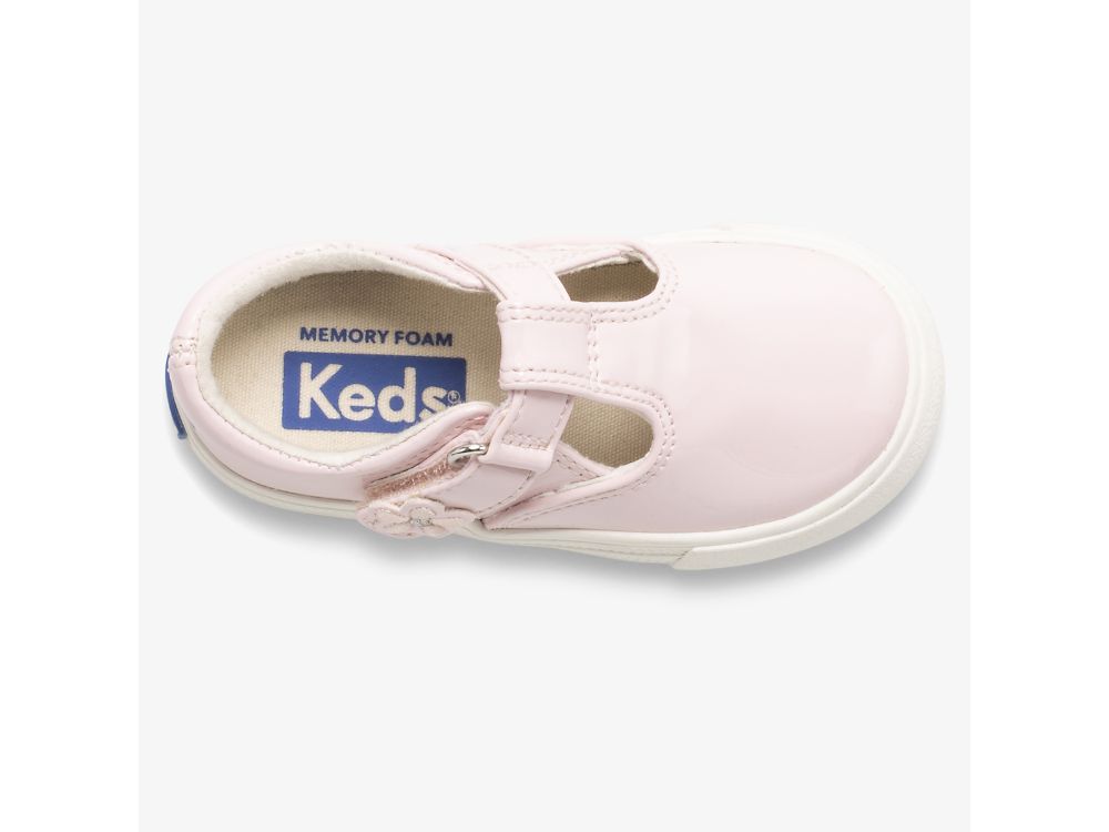 Keds Daphne Lakkbőr Sneaker Lány SlipOnSneakers Rózsaszín | HU-77660