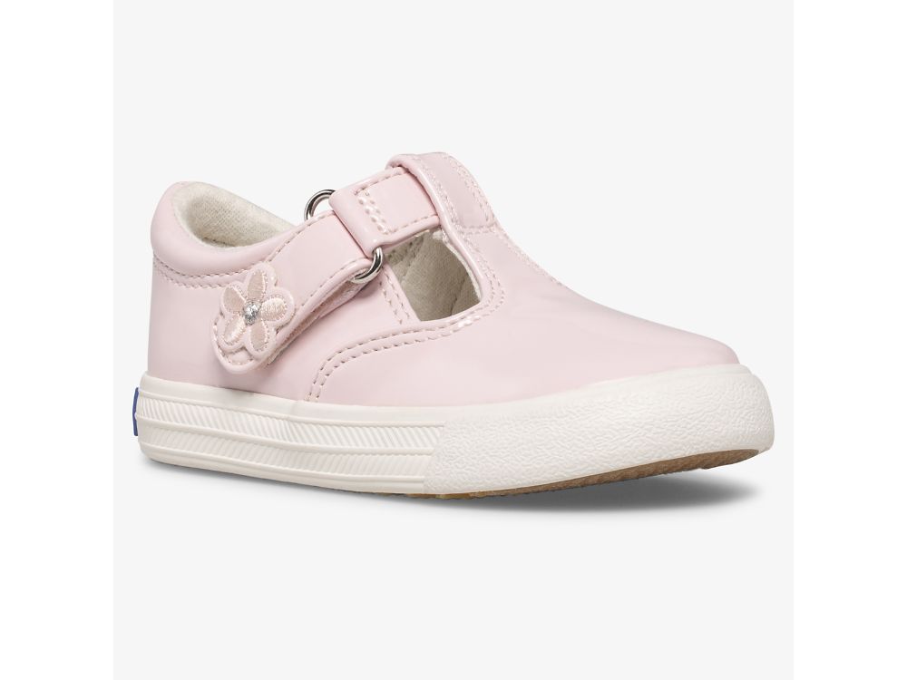 Keds Daphne Lakkbőr Sneaker Lány SlipOnSneakers Rózsaszín | HU-77660