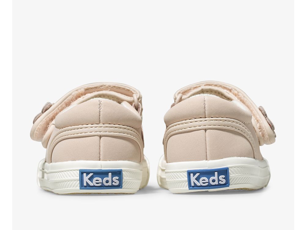 Keds Ella Mary Jane Lány Bőr Sneakers Rózsaszín | HU-12135