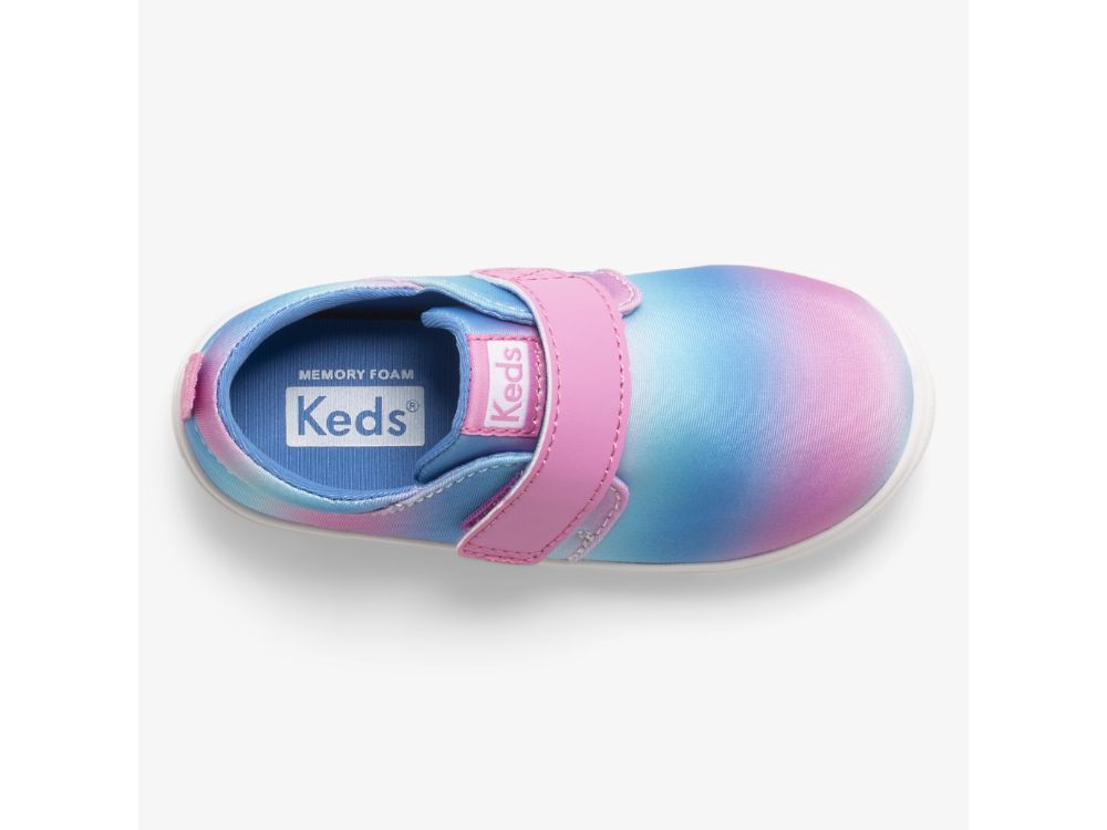 Keds Finlee Flex Lány SlipOnSneakers Rózsaszín Kék | HU-88290