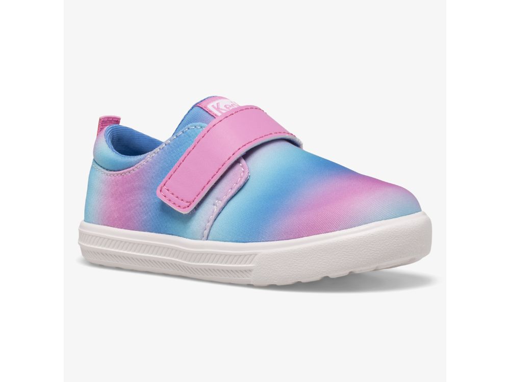 Keds Finlee Flex Lány SlipOnSneakers Rózsaszín Kék | HU-88290