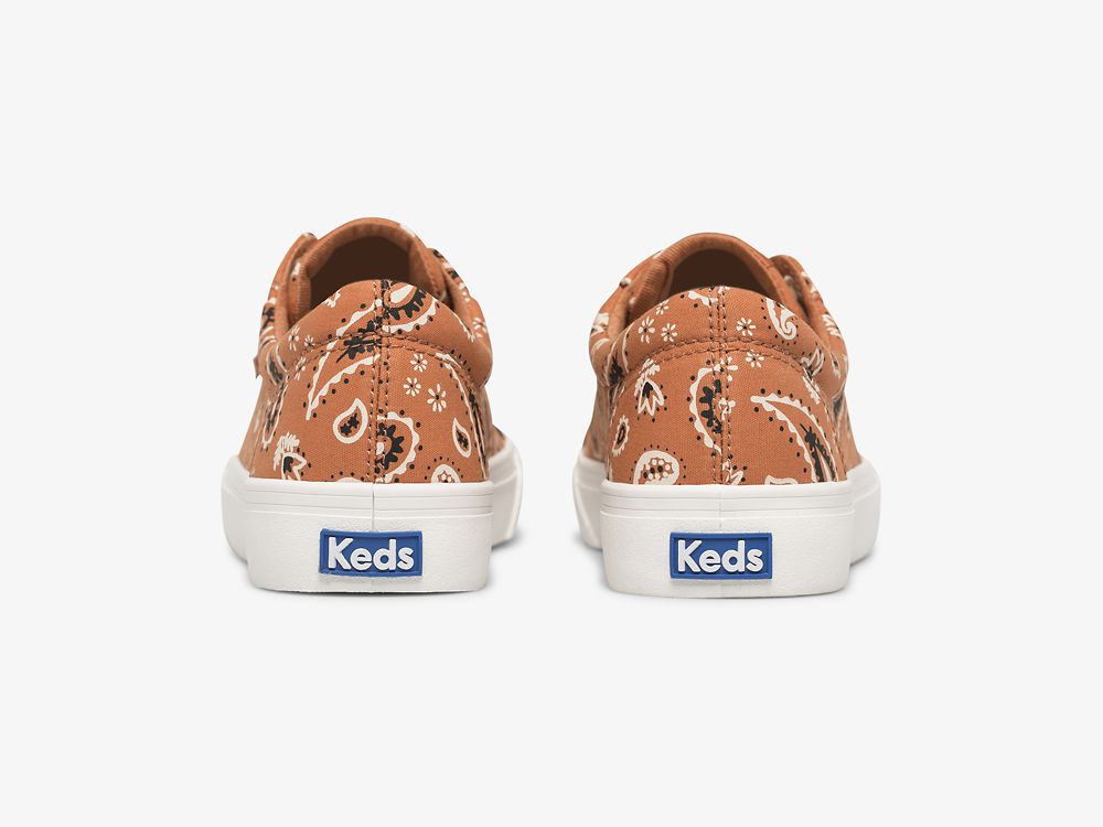 Keds Jump Kick Feat. Organic Bandana Női FűzősCipő Narancssárga | HU-70075