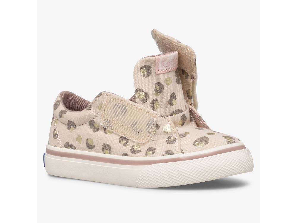 Keds Jump Kick Jr Fiú Tornacipő Leopárd | HU-93141