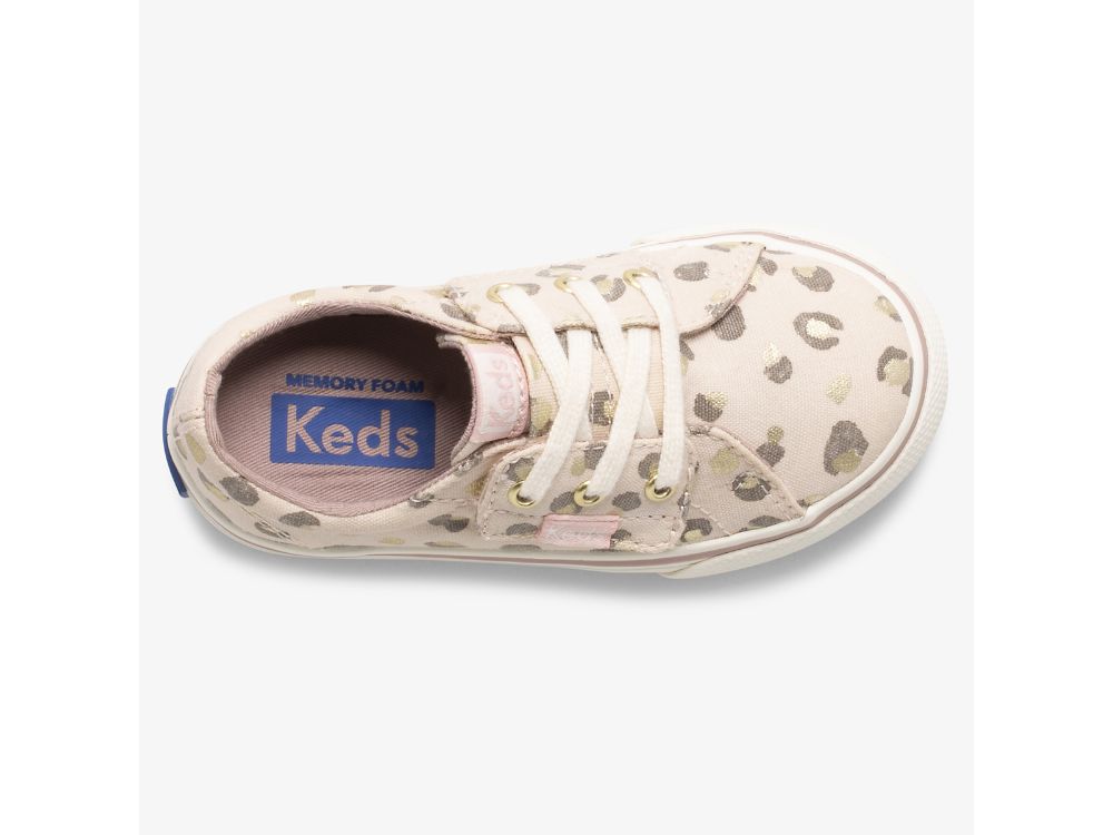 Keds Jump Kick Jr Fiú Tornacipő Leopárd | HU-93141