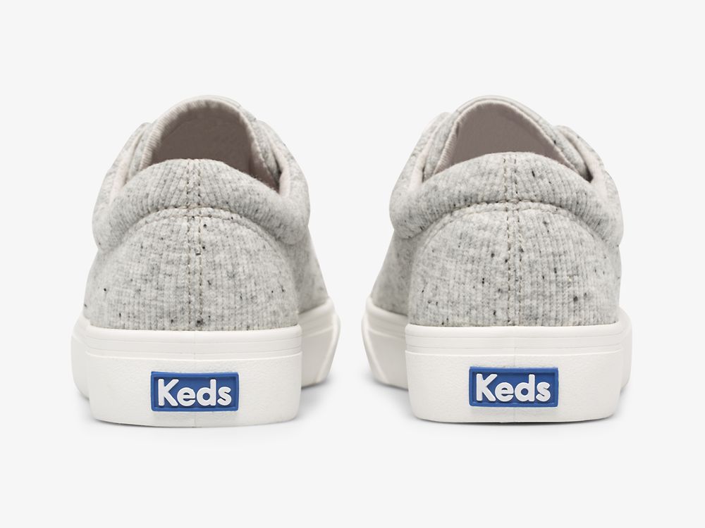 Keds Jump Kick Speckle Knit Női FűzősCipő Szürke | HU-71776