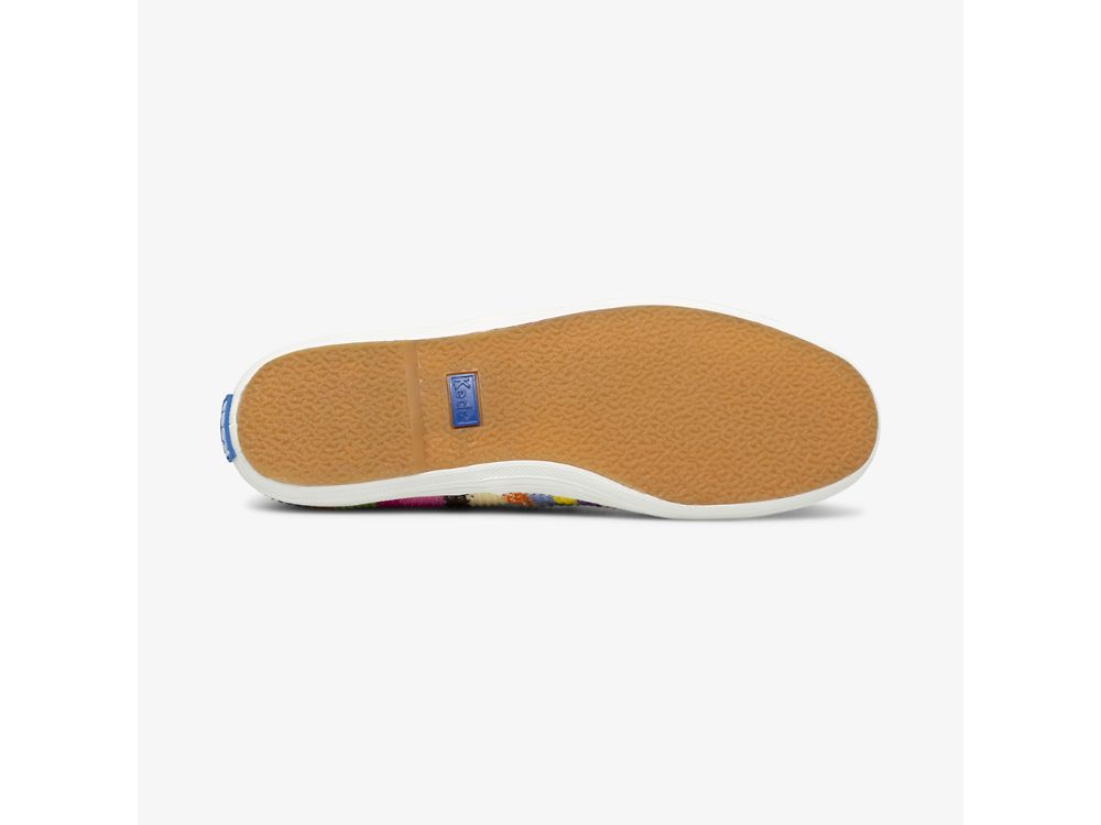 Keds Kate Spade New York Champion Crochet Női FűzősCipő Rózsaszín Színes | HU-31270