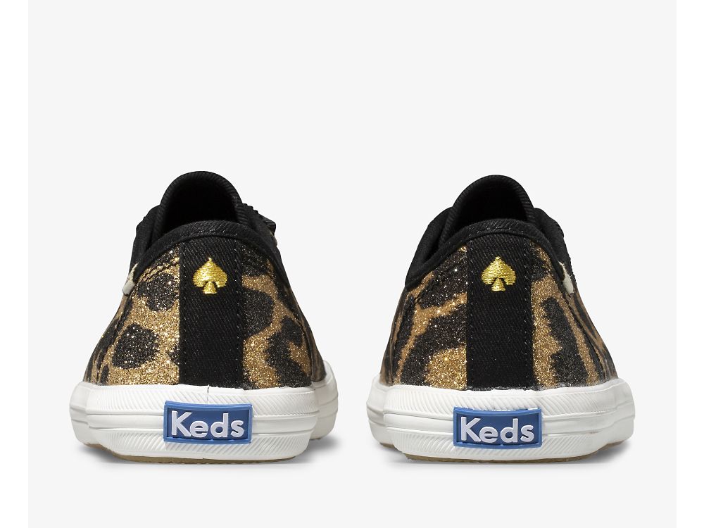 Keds Kate Spade New York Kickstart Glitter Leopard Lány Tornacipő Leopárd | HU-02102