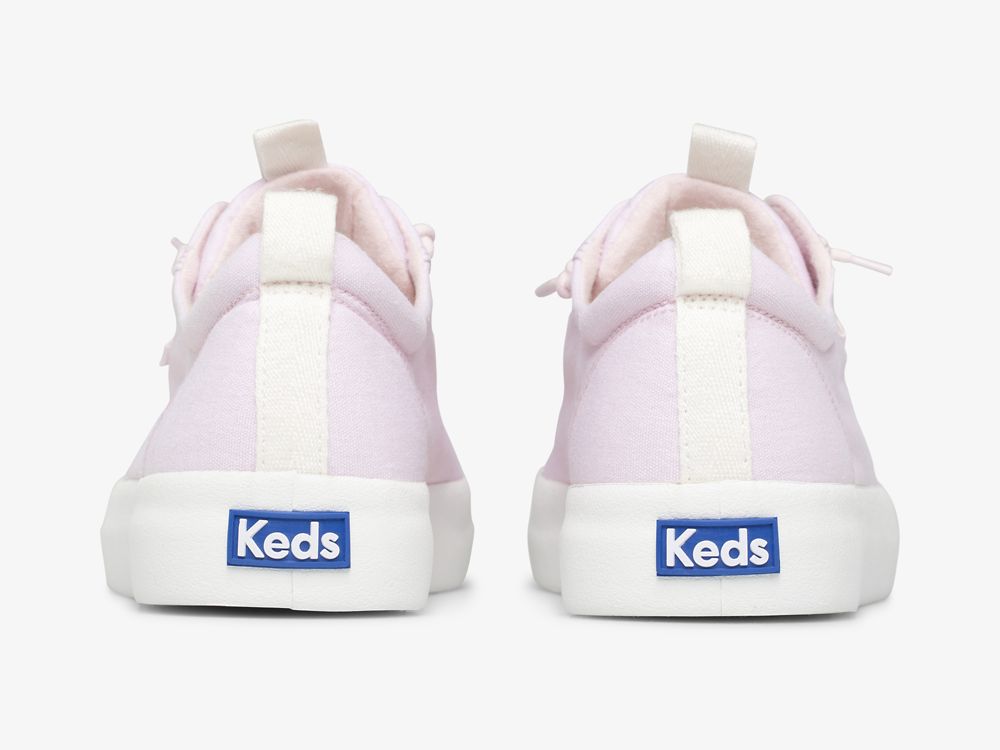 Keds Kickback Vászon Női SlipOnSneakers Világos Rózsaszín | HU-01714