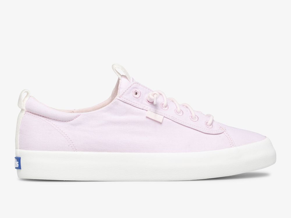 Keds Kickback Vászon Női SlipOnSneakers Világos Rózsaszín | HU-01714