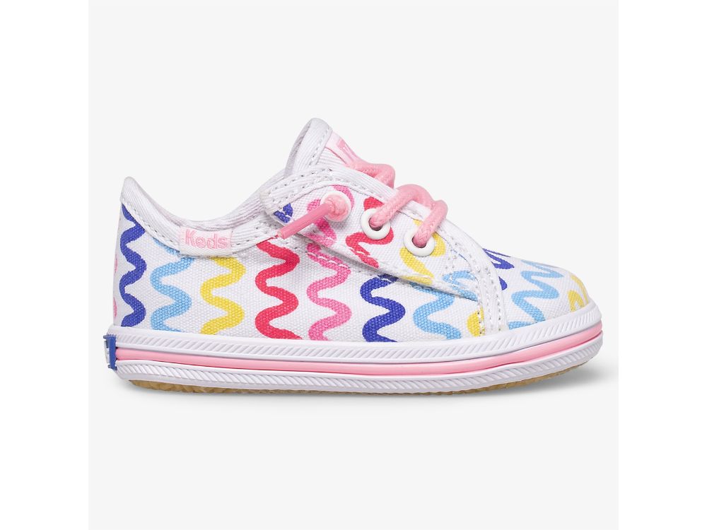 Keds Kickstart Crib Lány Tornacipő Fehér | HU-09121