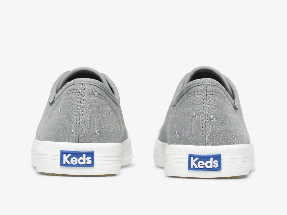 Keds Kickstart Dobby Jacquard Női Teniszcipő Szürke | HU-25171