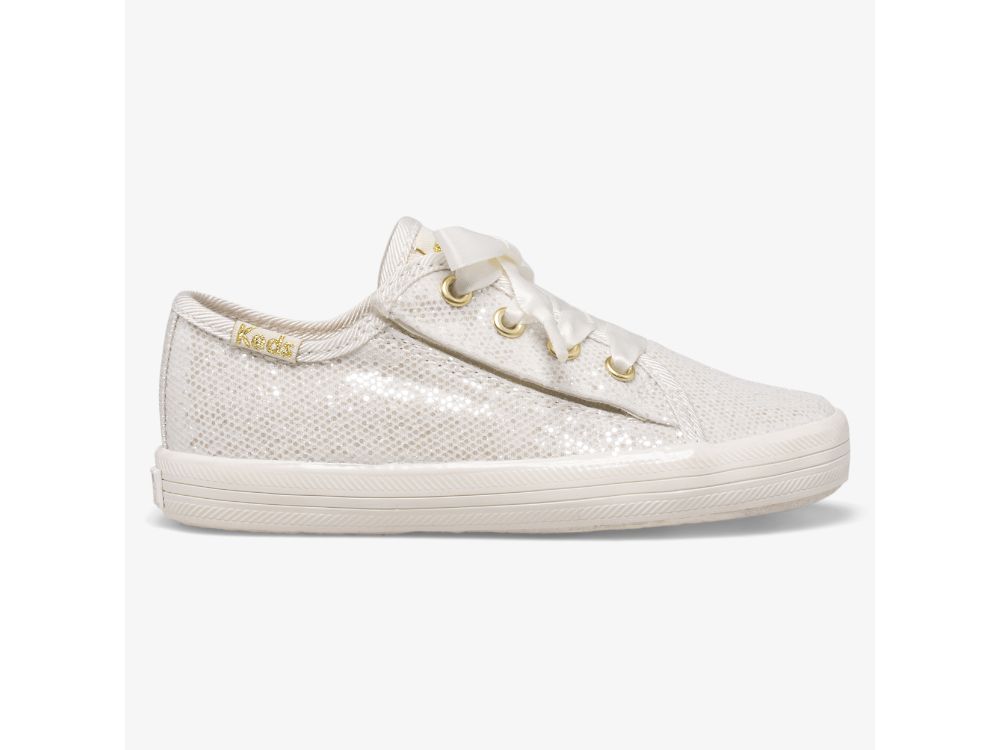 Keds Kickstart Jr Celebrations Lány Tornacipő Fehér | HU-70345