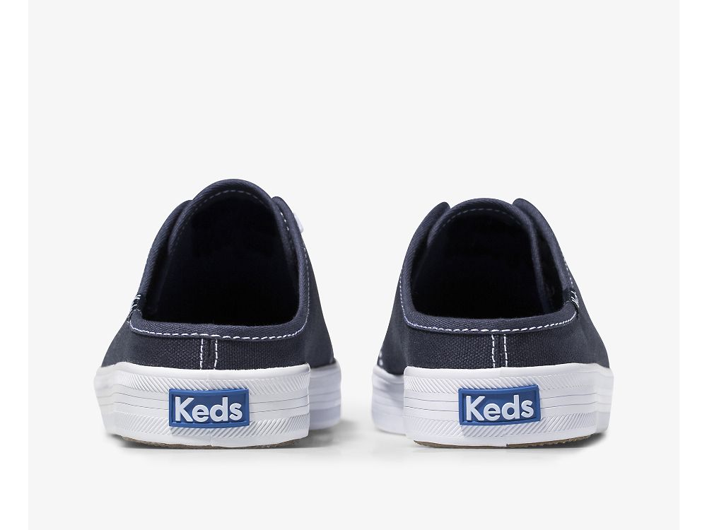 Keds Kickstart Mule Vászon Női Teniszcipő Sötétkék | HU-96926