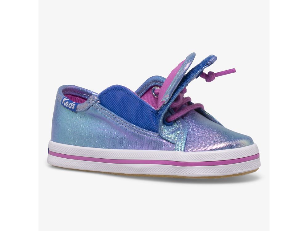 Keds Kickstart Seasonal Jr Lány Tornacipő Kék Színes | HU-00161