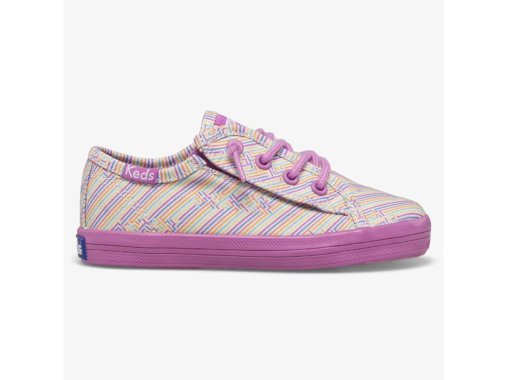 Keds Kickstart Seasonal Jr Lány Tornacipő Színes Lila | HU-09092