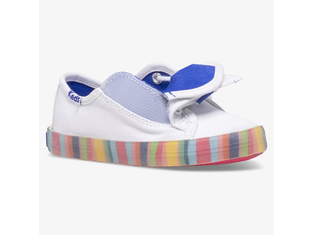 Keds Kickstart Seasonal Jr Lány Tornacipő Fehér Színes | HU-25904