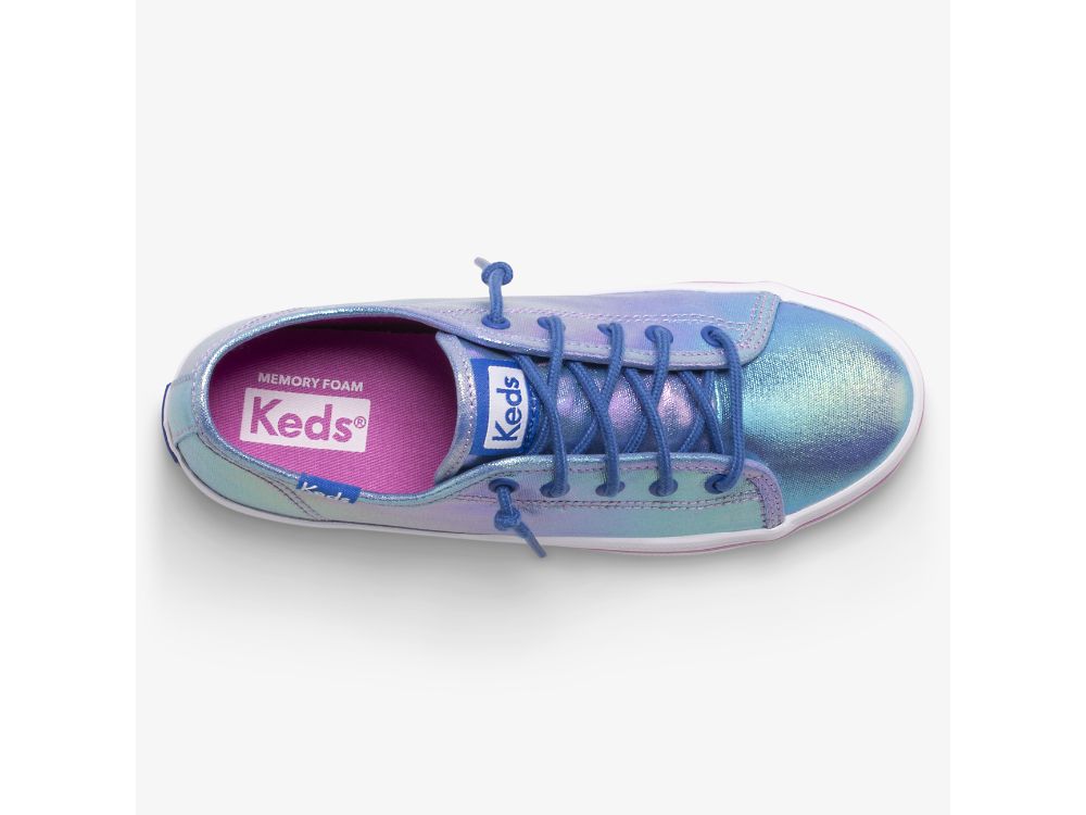 Keds Kickstart Seasonal Lány Tornacipő Kék Színes | HU-09422