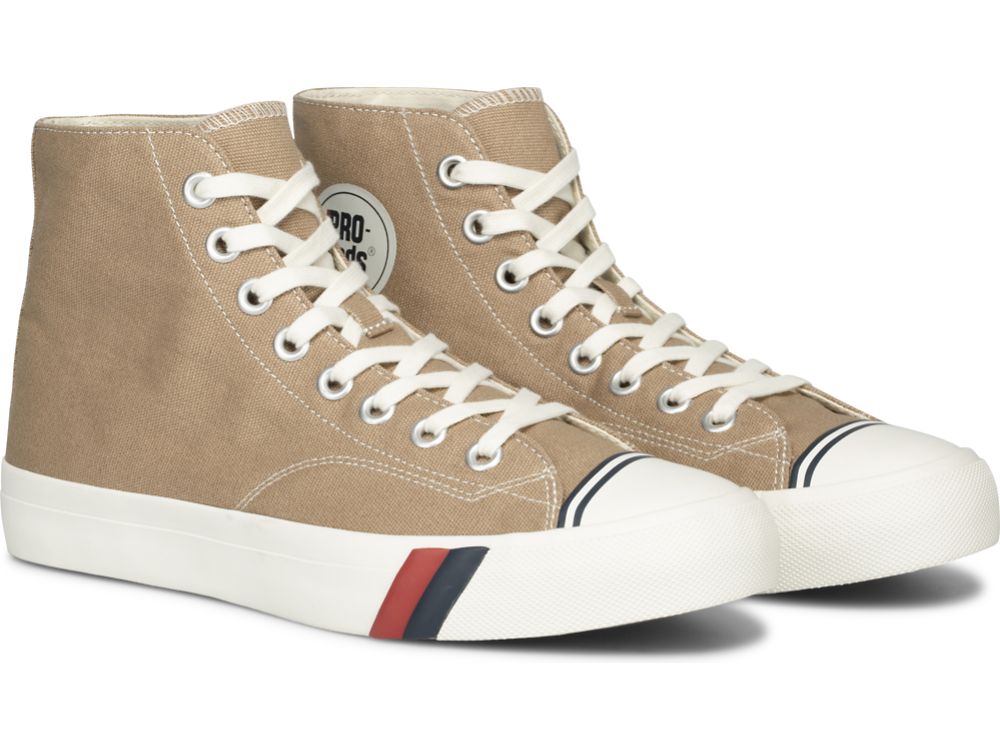 Keds Royal Hi Vászon Férfi Tornacipő Barna | HU-73020