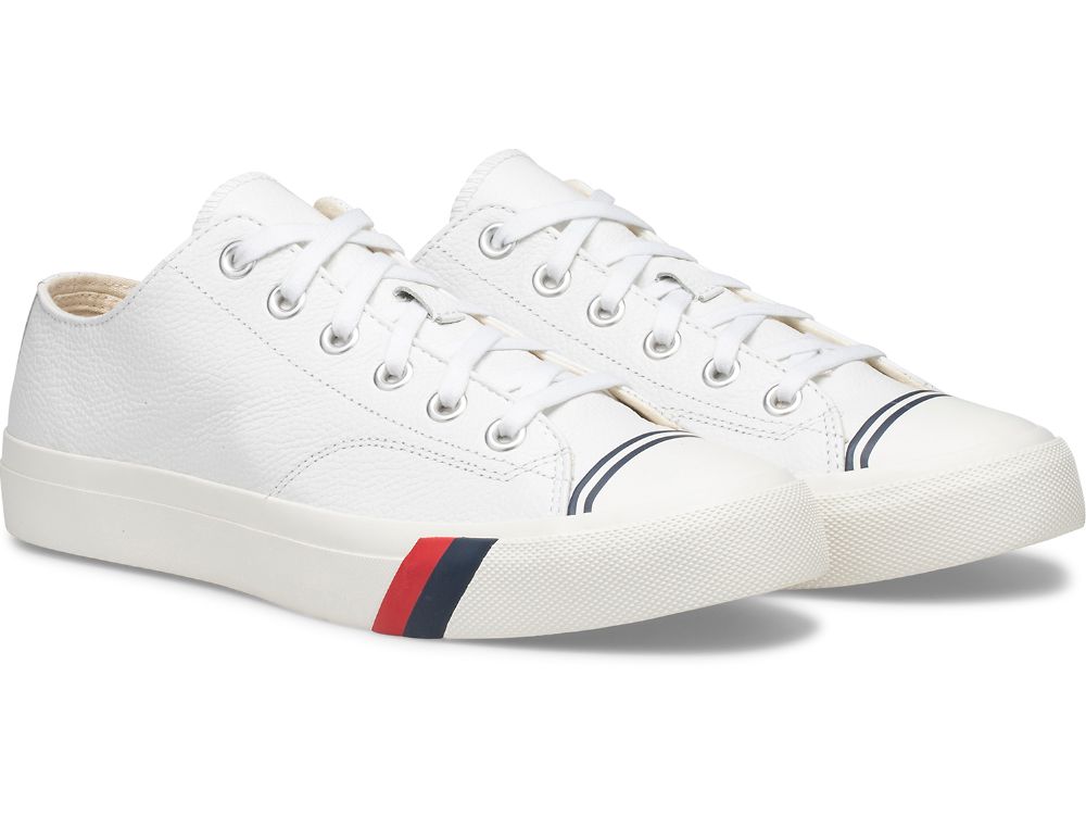 Keds Royal Lo Classic Bőr Férfi Tornacipő Fehér | HU-23694